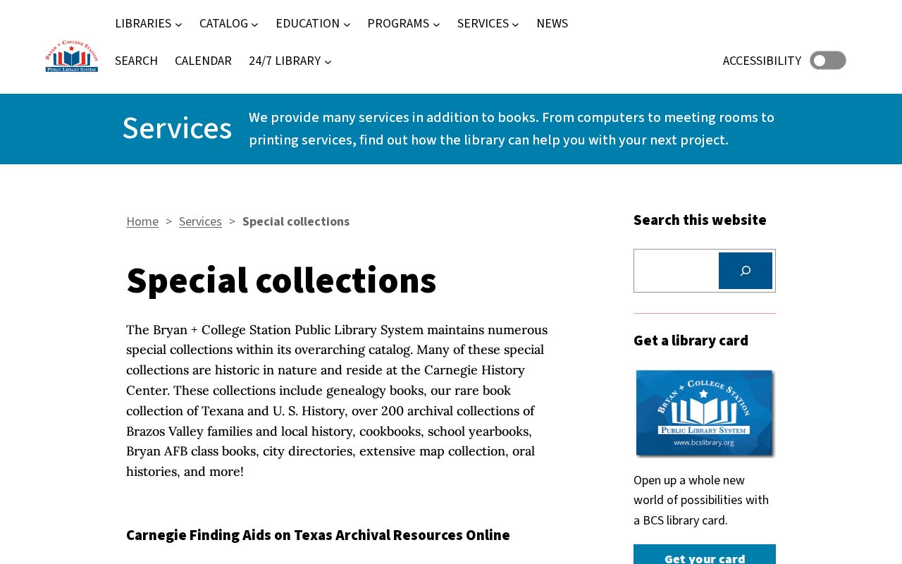 College Station city directory research at the Carnegie History Center